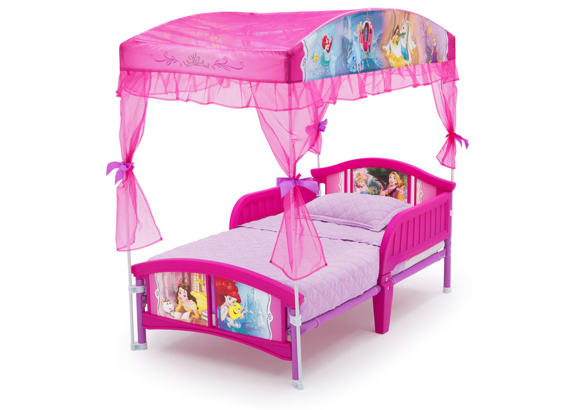 Delta Children Disney Princess Toddler Canopy Bed & Reviews Wayfair